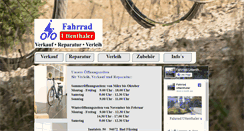 Desktop Screenshot of fahrrad-uttenthaler.de